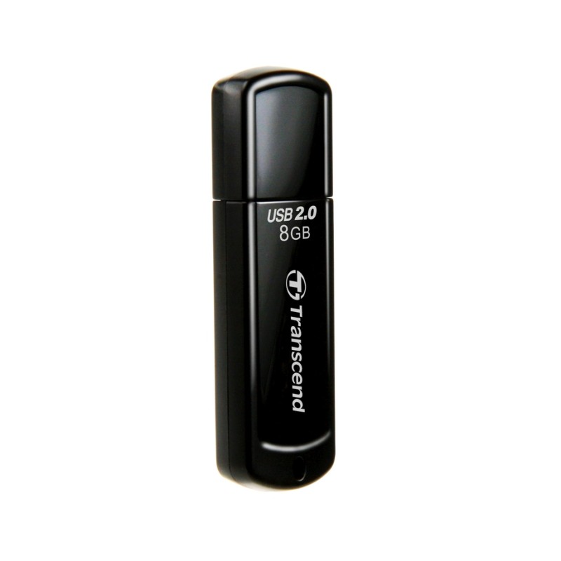 TRANSCEND Flash Disk 8GB JetFlash®350, USB 2.0 (R:13/W:4 MB/s) černá