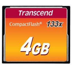 TRANSCEND Compact Flash 4GB (133x)