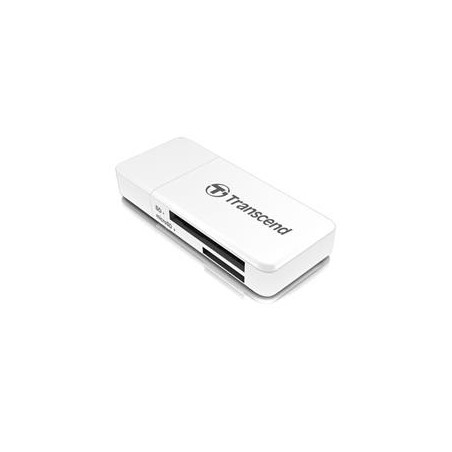 TRANSCEND Card Reader F5, USB 3.0, White
