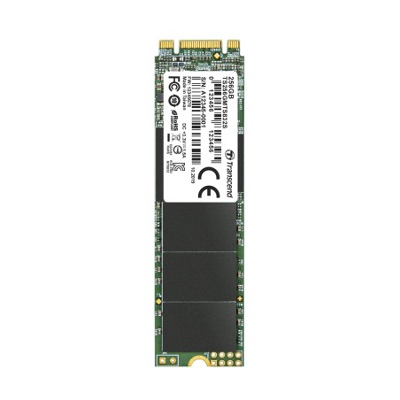 TRANSCEND SSD MTS832S, Single Side, 256GB, M.2 2280, SATA B+M Key, TLC