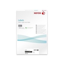Xerox Papír - Bílé samolepicí štítky pro černobílý tisk - ostré rohy (Labels 4UP 105x148.5, 100 listů, A4)