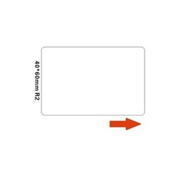 Niimbot štítky R 40x60mm 125ks White pro B21, B21S, B3S, B1