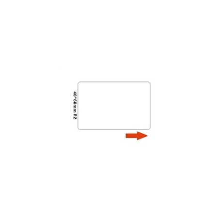 Niimbot štítky R 40x60mm 125ks White pro B21, B21S, B3S, B1