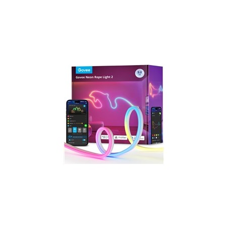 Govee Neon 2 MATTER ohebný LED pásek (3m) - RGBIC
