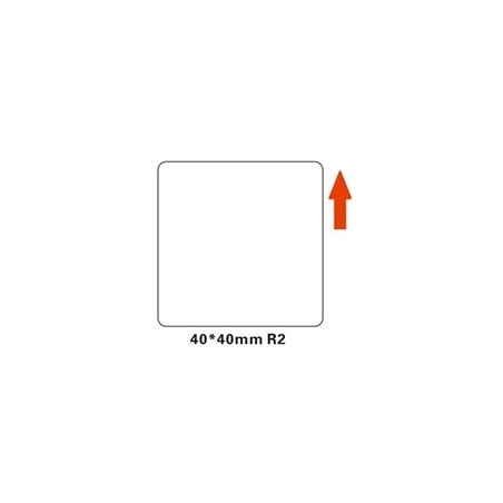 Niimbot štítky R 40x40mm 180ks White pro B21, B21S, B3S, B1