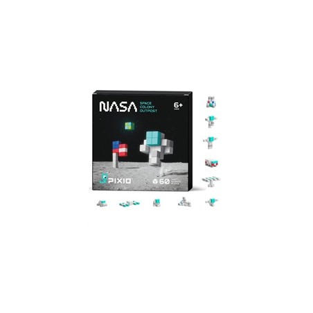 PIXIO NASA - Koloniální základna magnetická stavebnice