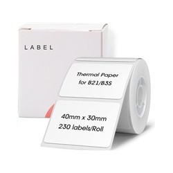 Niimbot štítky R 40x20mm 320ks Bílé pro B21, B21S, B3, B1S