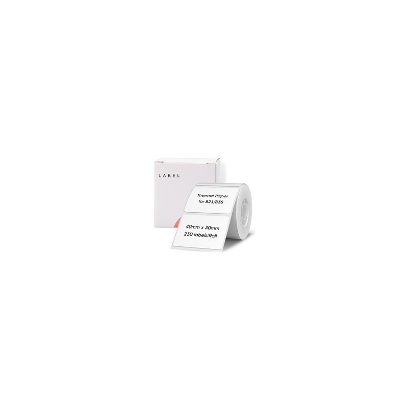 Niimbot štítky R 40x20mm 320ks Bílé pro B21, B21S, B3, B1S