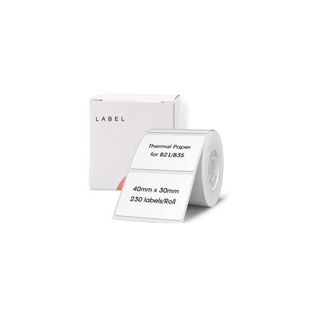 Niimbot štítky R 40x20mm 320ks Bílé pro B21, B21S, B3, B1S