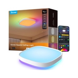 Govee RGBICWW Smart čtverhranné stropní světlo 2400lm 30cm Matter