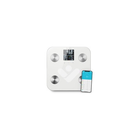 TrueLife FitScale W6 BT - Bioelektrická impedanční bluetooth váha - bílá