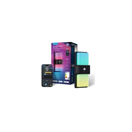 BAZAR - Govee RGBICWW Smart venkovní nástěnné světlo 1500lm Matter - Poškozený obal (Komplet)