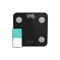 TrueLife FitScale W1 BT Black - bioelektrická impedanční bluetooth váha