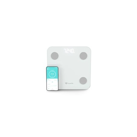 TrueLife FitScale W1 BT White - bioelektrická impedanční bluetooth váha
