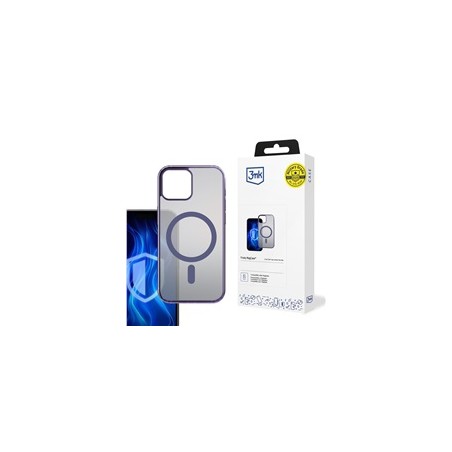 3mk ochranný kryt Frosty MagCase Purple pro Apple iPhone 15