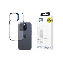 3mk ochranný kryt Satin Armor Case+ Blue pro Apple iPhone 15 Pro Max