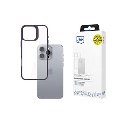 3mk ochranný kryt Satin Armor Case+ Purple pro Apple iPhone 16 Pro Max