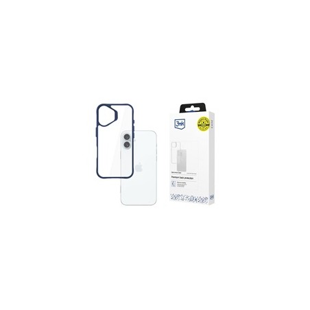 3mk ochranný kryt Satin Armor Case+ Blue pro Apple iPhone 16 Plus