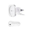 ER POWER CAR VENT MOUNT držák pro MagSafe nabíječku + 20W autonabíječka - bílá