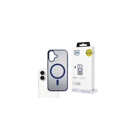 3mk ochranný kryt Frosty MagCase Blue pro Apple iPhone 17
