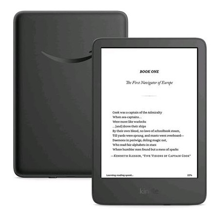 E-book Amazon Kindle Touch 2024 (16 GB), black, s reklamou