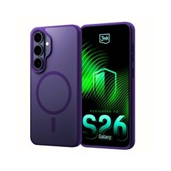 3mk ochranný kryt Smoke MagCase Purple pro Samsung Galaxy S26