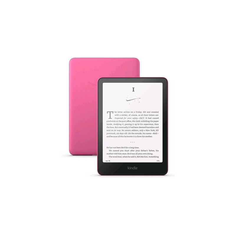 E-book Amazon Kindle Paperwhite 2024 (16 GB), raspberry, s reklamou