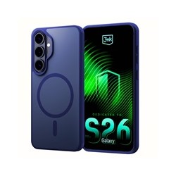 3mk ochranný kryt Smoke MagCase Blue pro Samsung Galaxy S26+
