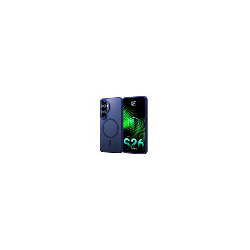 3mk ochranný kryt Smoke MagCase Blue pro Samsung Galaxy S26+