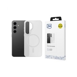 3mk ochranný kryt Smoke MagCase White pro Samsung Galaxy S25