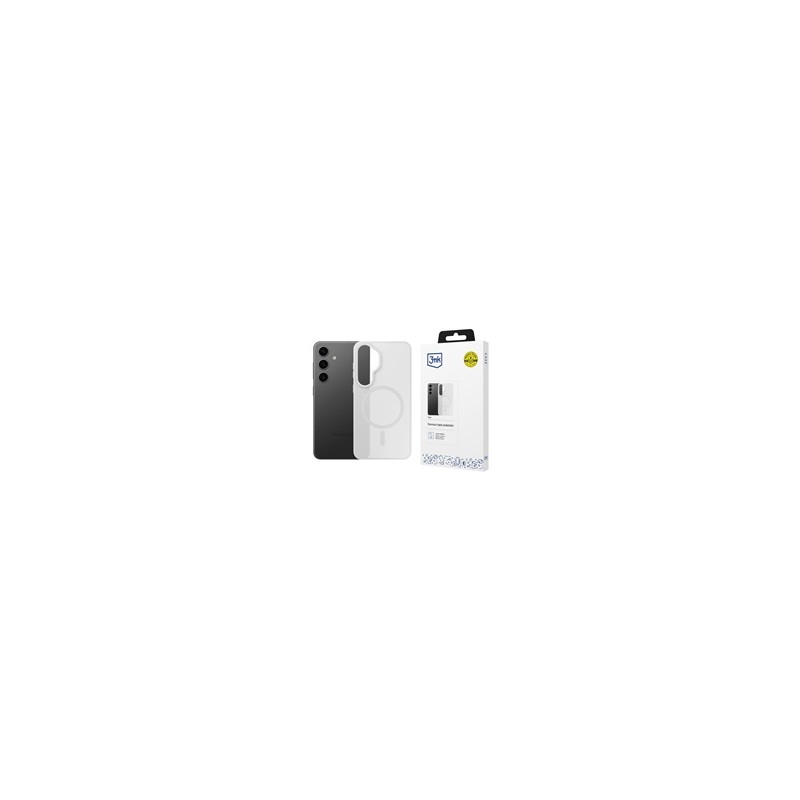 3mk ochranný kryt Smoke MagCase White pro Samsung Galaxy S25