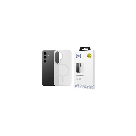 3mk ochranný kryt Smoke MagCase White pro Samsung Galaxy S25