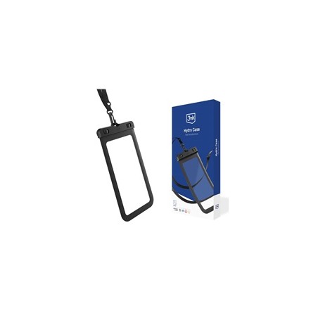 3mk pouzdro voděodolné Hydro case pro zařízení do 7", černá