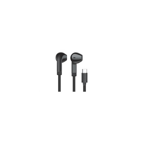 WG - Sluchátka s konektorem Type-C, Vortex Vibe, drátové, black