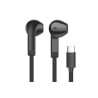 WG - Sluchátka s konektorem Type-C, Vortex Vibe, drátové, black