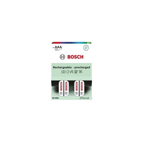 Bosch HR03B4P700/00 AAA 700mAh Ni-MH Ready to Use (Blistr 4 ks)