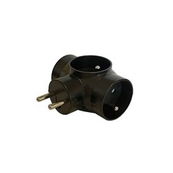Konnoc DX-R3 kulatá rozbočka černá