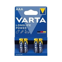 Varta LR03/4BP Longlife POWER (HIGH ENERGY) (Blistr 4ks)