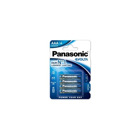 PANASONIC Alkalické baterie EVOLTA Platinum LR03EGE/4BP AAA 1,5V (Blistr 4ks)