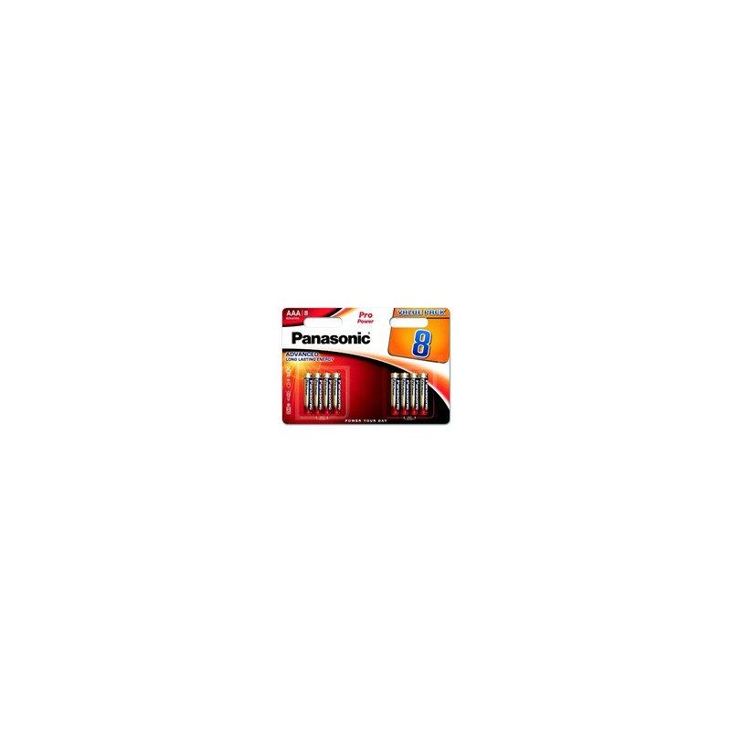 PANASONIC Alkalické baterie - Pro Power AAA 4+4F 1,5V balení - 8ks