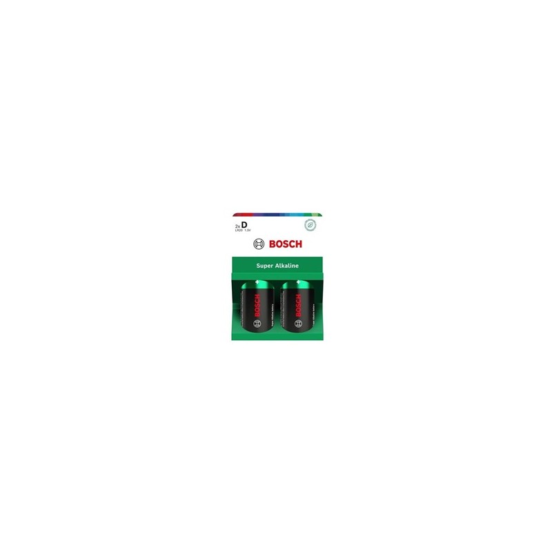 Bosch LR20SA2B/00 Super Alkaline (Blistr 2 ks)