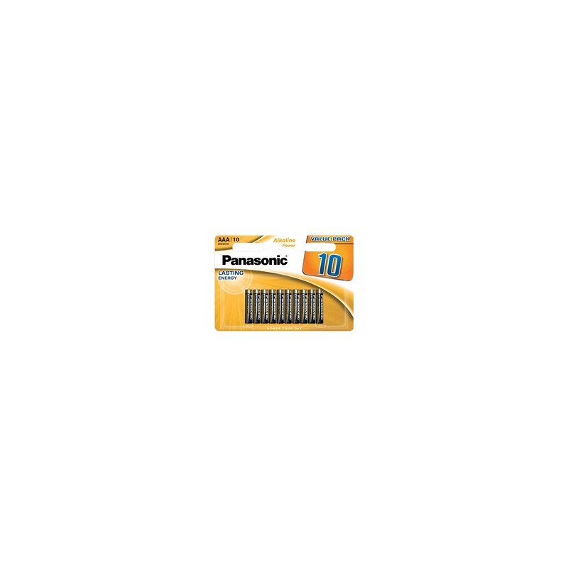 PANASONIC Alkalické baterie Alkaline Power LR03APB/10BW AAA 1,5V (Blistr 10ks)
