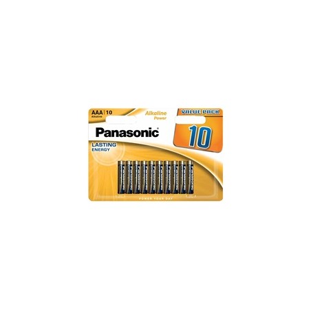 PANASONIC Alkalické baterie Alkaline Power LR03APB/10BW AAA 1,5V (Blistr 10ks)