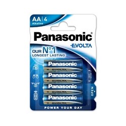 PANASONIC Alkalické baterie EVOLTA Platinum LR6EGE/4BP AA 1,5V (Blistr 4ks)