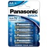 PANASONIC Alkalické baterie EVOLTA Platinum LR6EGE/4BP AA 1,5V (Blistr 4ks)