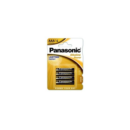 PANASONIC Alkalické baterie Alkaline Power LR03APB/4BP AAA 1,5V (Blistr 4ks)