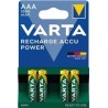 Varta LR03/4BP 1000 mAh Ready to use (Blistr 4ks)