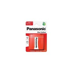 PANASONIC Zinkouhlíkové baterie Red Zinc 3R12RZ/1BP Plochá 4,5V (Blistr 1ks)