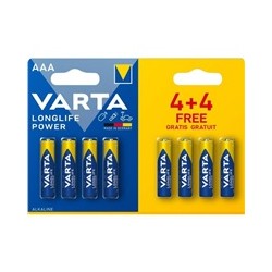 Varta LR03/4+4 Longlife POWER 4903