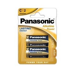PANASONIC Alkalické baterie Alkaline Power LR14APB/2BP C 1,5V (Blistr 2ks)